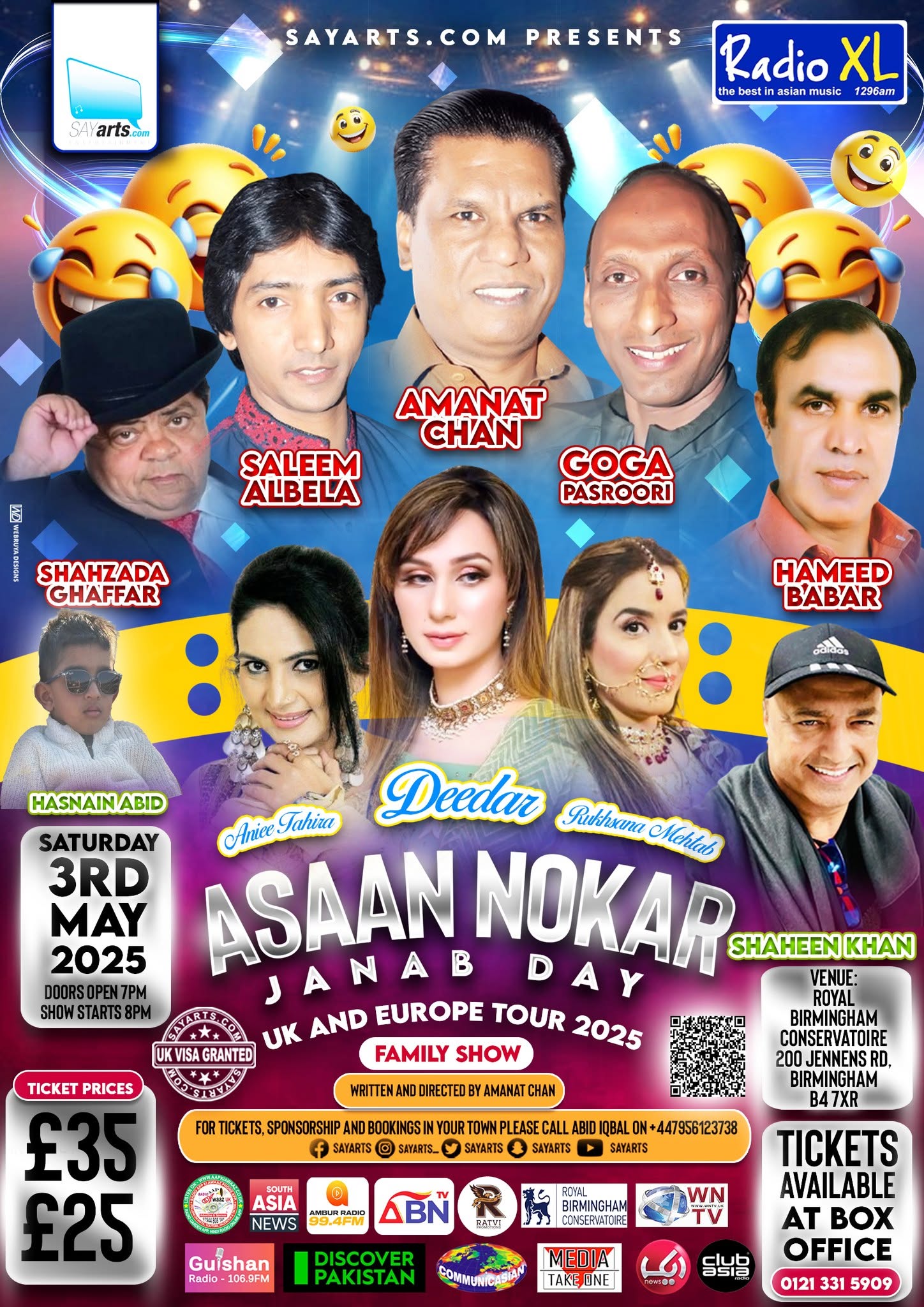 Asan Nokar Janaab Day 2025 at Royal Birmingham Conservatoire
